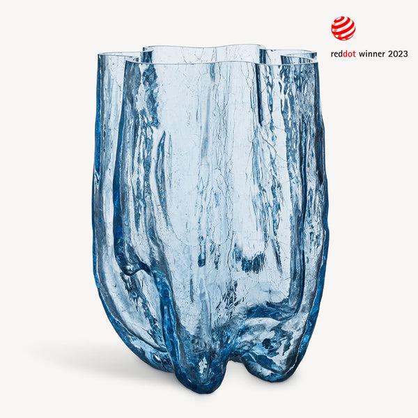 kosta boda Crackle Circular Vase XL
