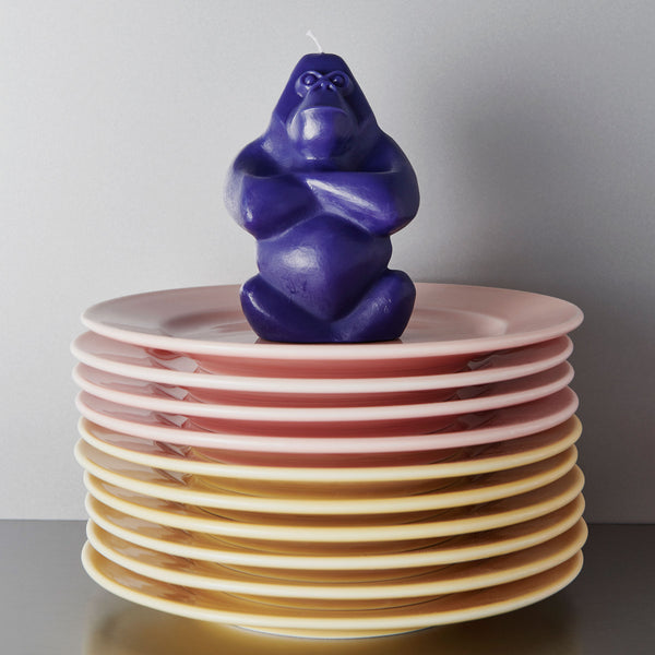 Kosta Boda Gabba Gabba Candle Blue