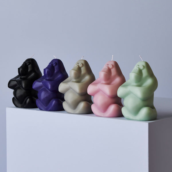 Kosta Boda Gabba Gabba Candle Multicolor Set Of 5