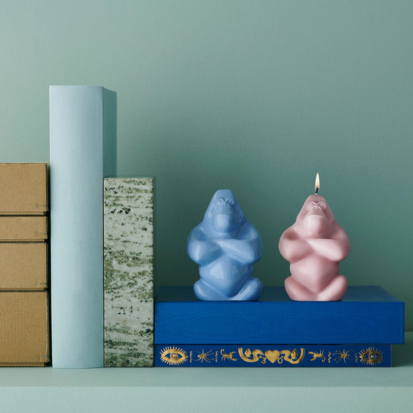 Kosta Boda Gabba Gabba Candle Pink
