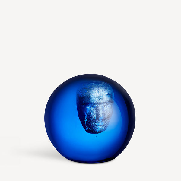 Kosta Boda Headman Blue