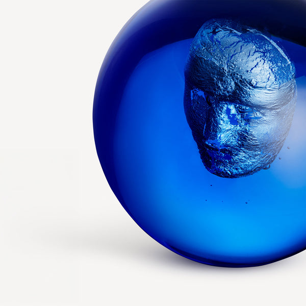 Kosta Boda Headman Blue