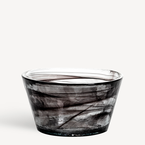 kosta boda Mine Black Bowl