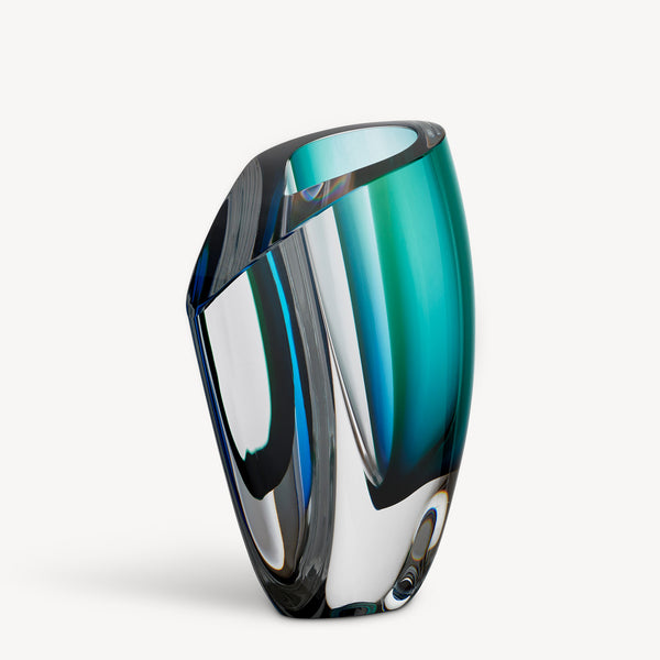 kosta boda Mirage Blue/Green Vase Large