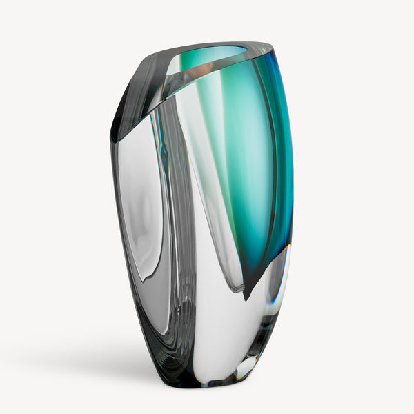 Kosta Boda Mirage Blue/Green Vase XL