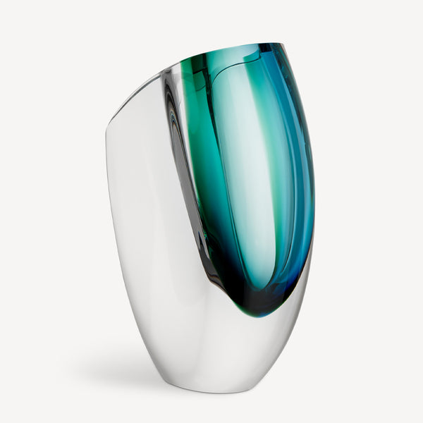 Kosta Boda Mirage Blue/Green Vase XL