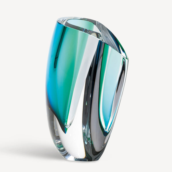 kosta boda Mirage Blue/Green Vase XL