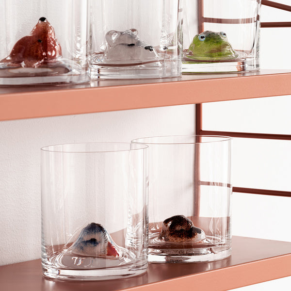 Kosta Boda New Friends Tumbler Arctic Fox
