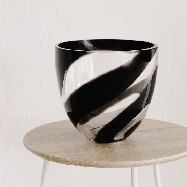 Kosta Boda Non Stop Black Bowl