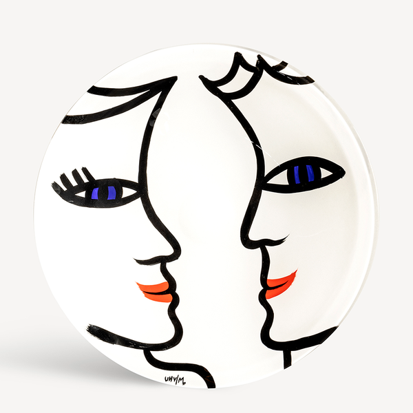 kosta boda Open Minds White Dish