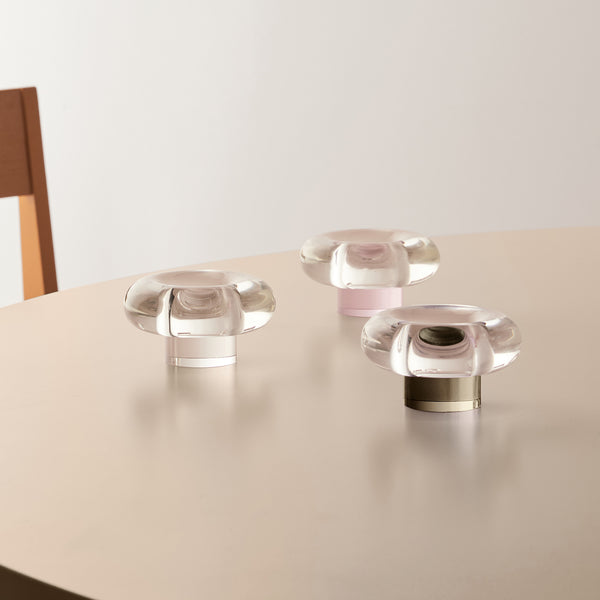 Kosta Boda Orion Votive Gray