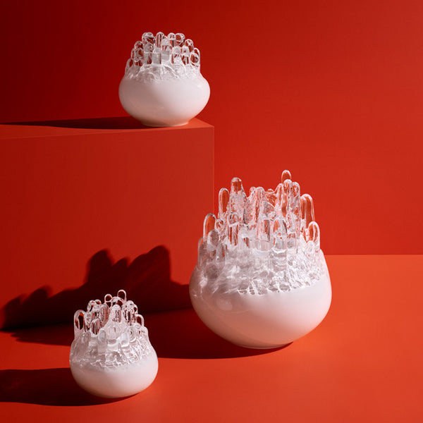 Kosta Boda Polar White Medium