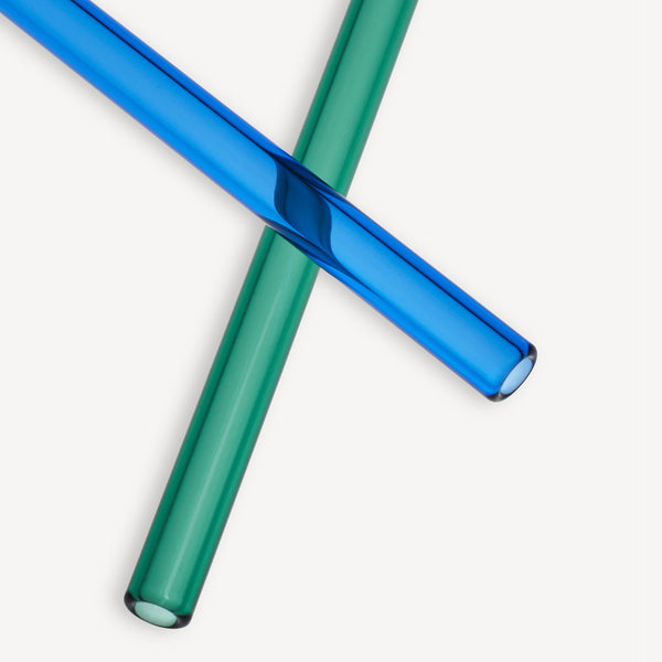 Kosta Boda Sipsavor Blue/Green Set Of 2