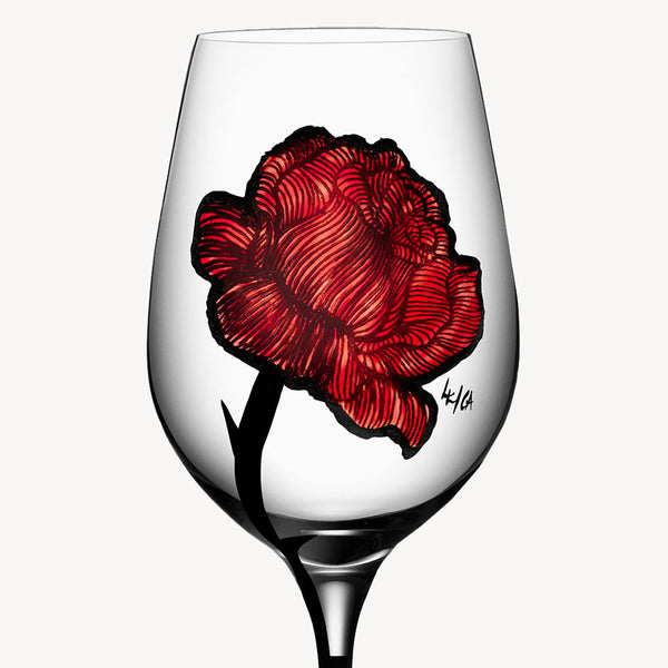 Kosta Boda Tattoo Wine Glass - Set Of 2