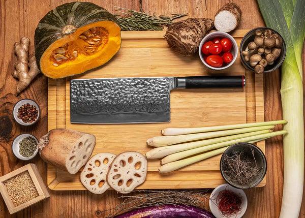 Kotai Asian 5-Piece Knife Set - Pakka Damascus Collection