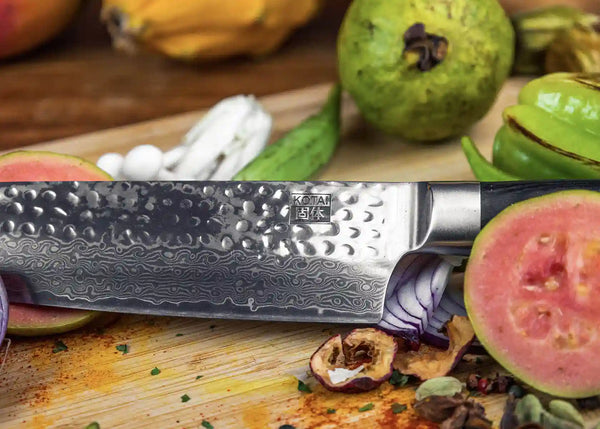 Kotai Asian 5-Piece Knife Set - Pakka Damascus Collection