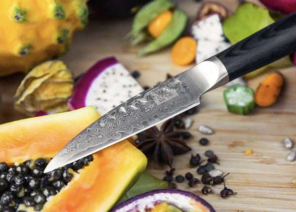 Kotai Asian 6-Piece Knife Set - Pakka Damascus Collection