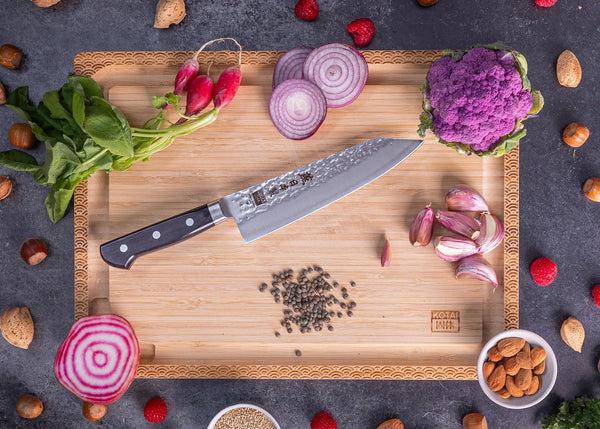 Kotai Bunka Santoku Knife 180 Mm - Tsubame Collection