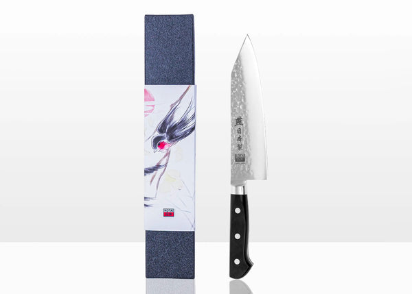 kotai Bunka Santoku Knife 180 mm - Tsubame Collection