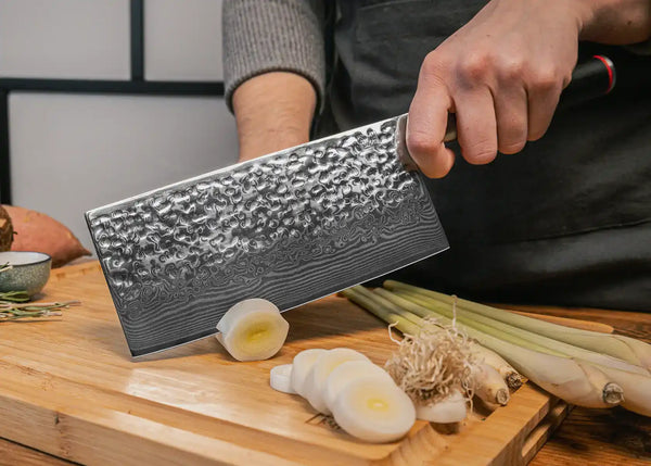 Kotai Cleaver Knife 190 Mm - Pakka Damascus Collection