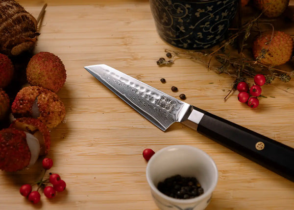 Kotai Complete 4-Piece Knife Set - Bunka Damascus Collection