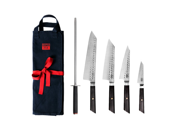 kotai Complete 6-Piece Nomad Knife Set - Bunka Collection