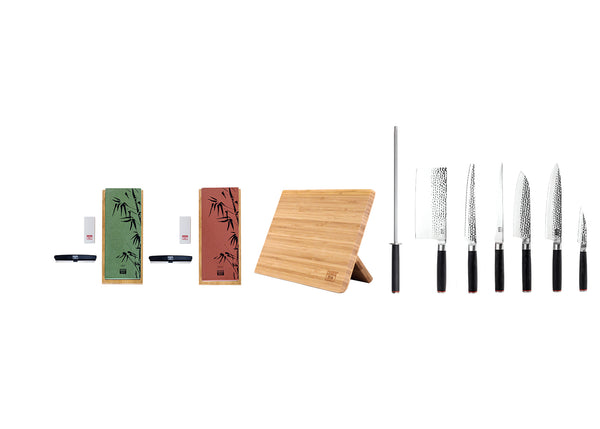 kotai Complete Professional 10-Piece Knife Set - Pakka Collection