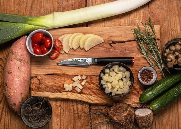 Kotai Essential 5-Piece Knife Set - Pakka Damascus Collection