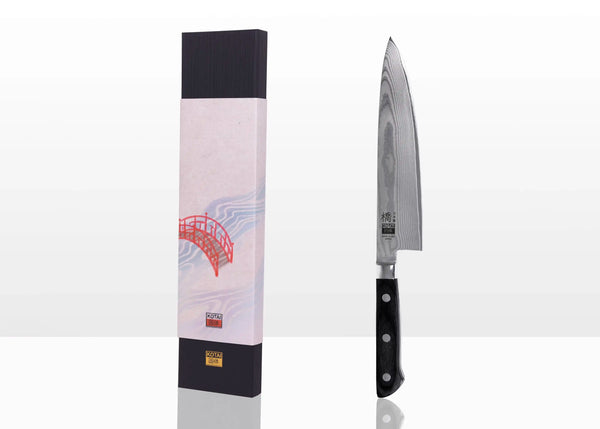 kotai Gyuto Chef Knife 200 mm - Hashi Damascus Collection
