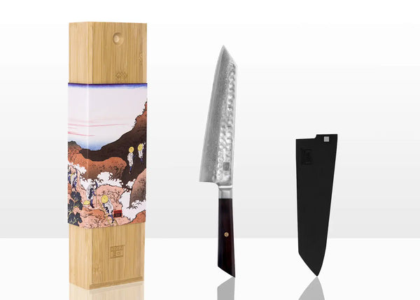 kotai Kiritsuke Knife 210 mm - Bunka Damascus Collection