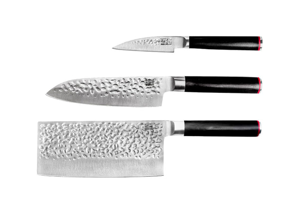 kotai Asian 3-Piece Knife Set - Pakka Collection
