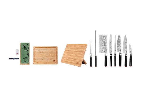 kotai Complete 11-Piece Knife Set - Pakka Collection