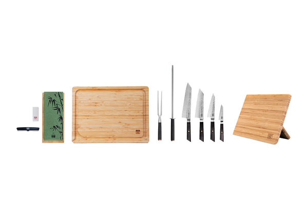 kotai Complete 9-Piece Knife Set - Bunka Collection