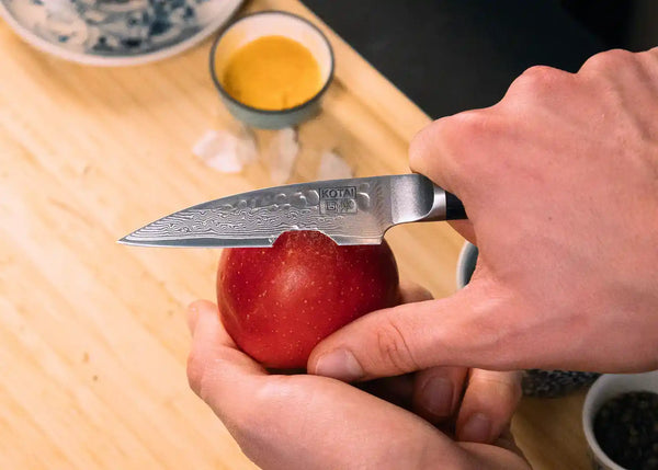 Kotai Paring Knife 90 Mm - Pakka Damascus Collection
