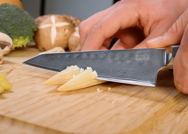 Kotai Petty Knife 135 Mm - Bunka Damascus Collection