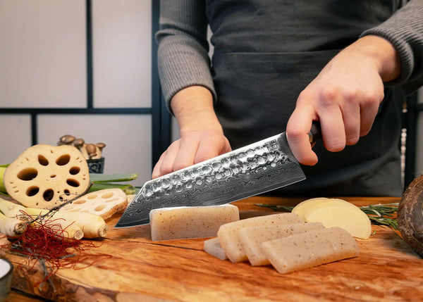 Kotai Santoku Knife 170 Mm - Bunka Damascus Collection
