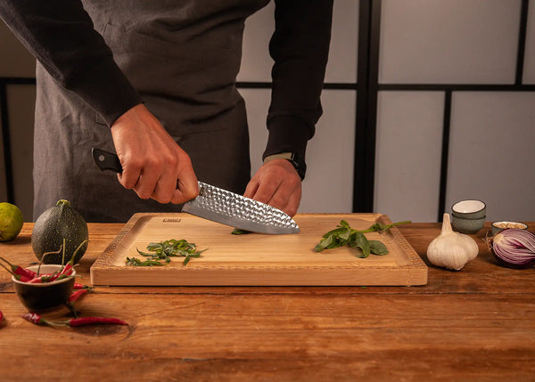 Kotai Santoku Knife 170 Mm - Hashi Tsuchime Collection