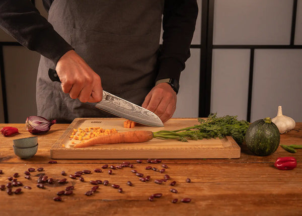 Kotai Santoku Knife 180 Mm - Hashi Damascus Collection