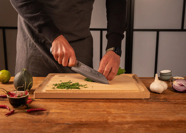 Kotai Santoku Knife 180 Mm - Hashi Damascus Collection