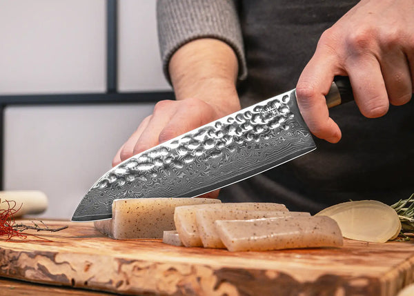 Kotai Santoku Knife 180 Mm - Pakka Damascus Collection