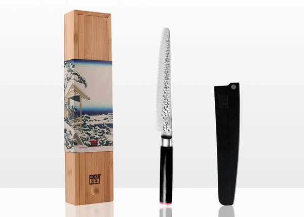 kotai Serrated Bread Knife 200 mm blade - Pakka Collection
