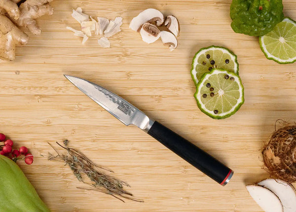 Kotai Starter 3-Piece Knife Set - Pakka Damascus Collection (Sharpening Set)