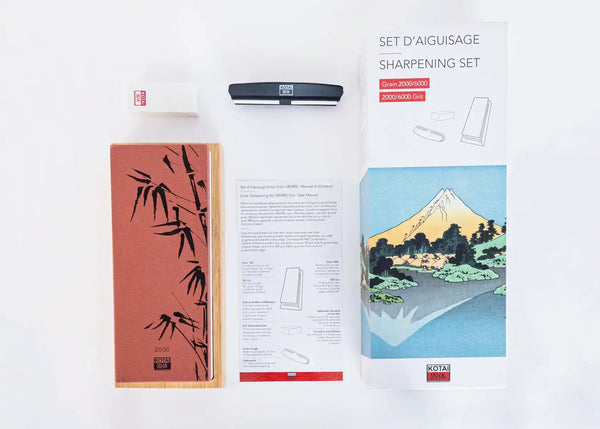 Kotai Whetstone - Knife Sharpening Set - 2000/6000 Grit Combination