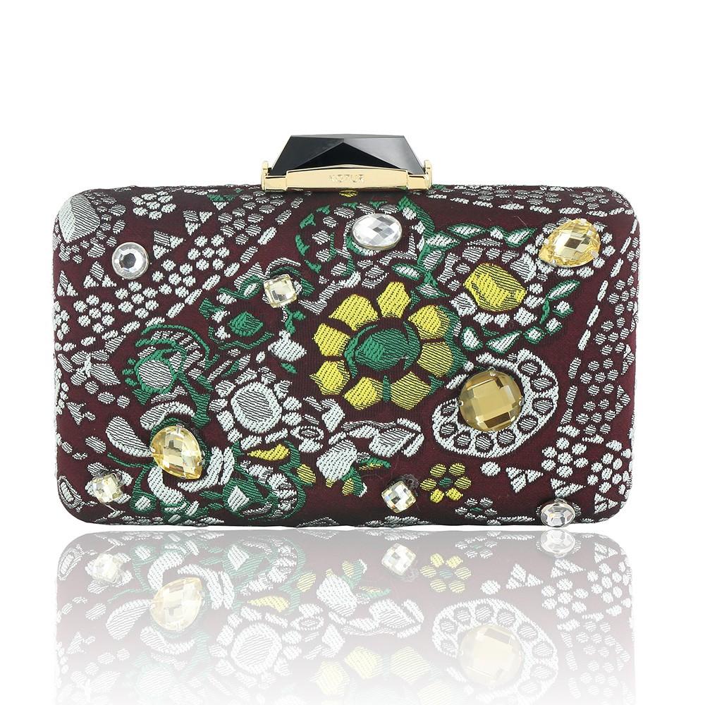 kotur Espey Chandelier Brocade with Crystals