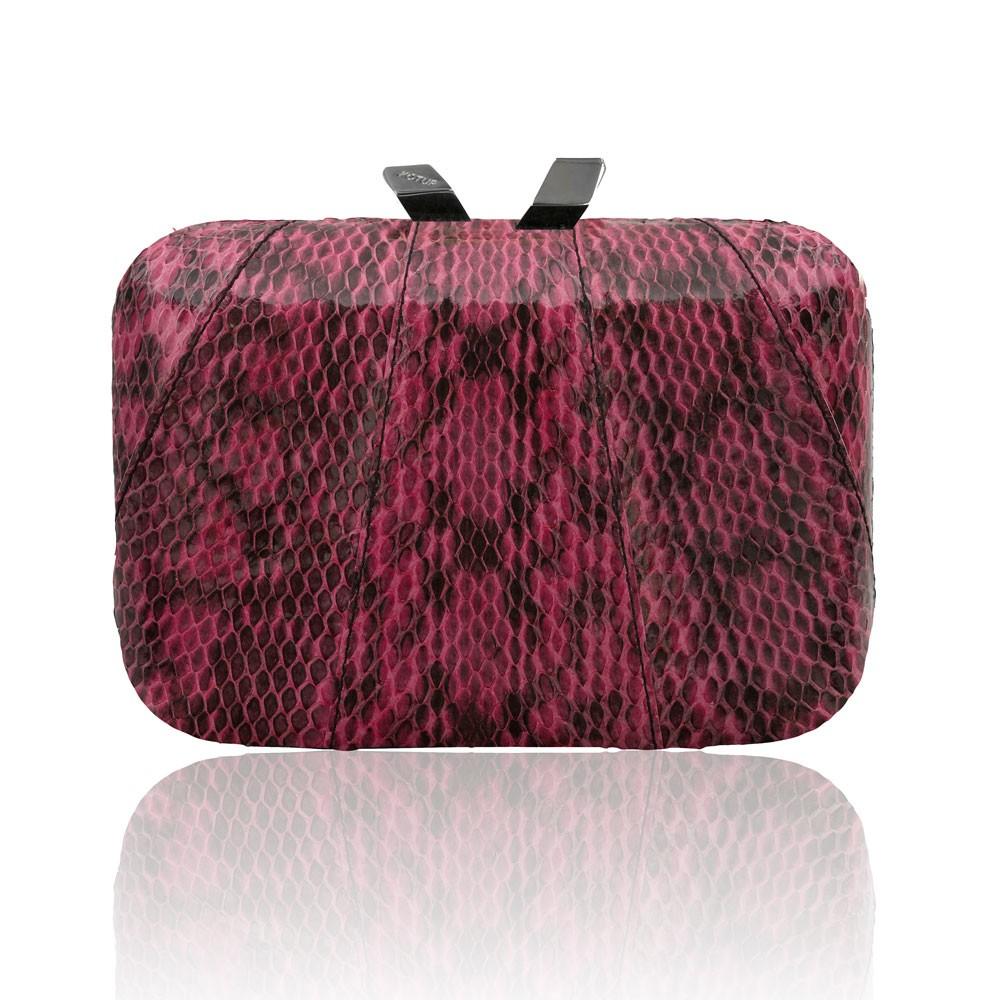 kotur Morley Elaphe Snakeskin Maroon