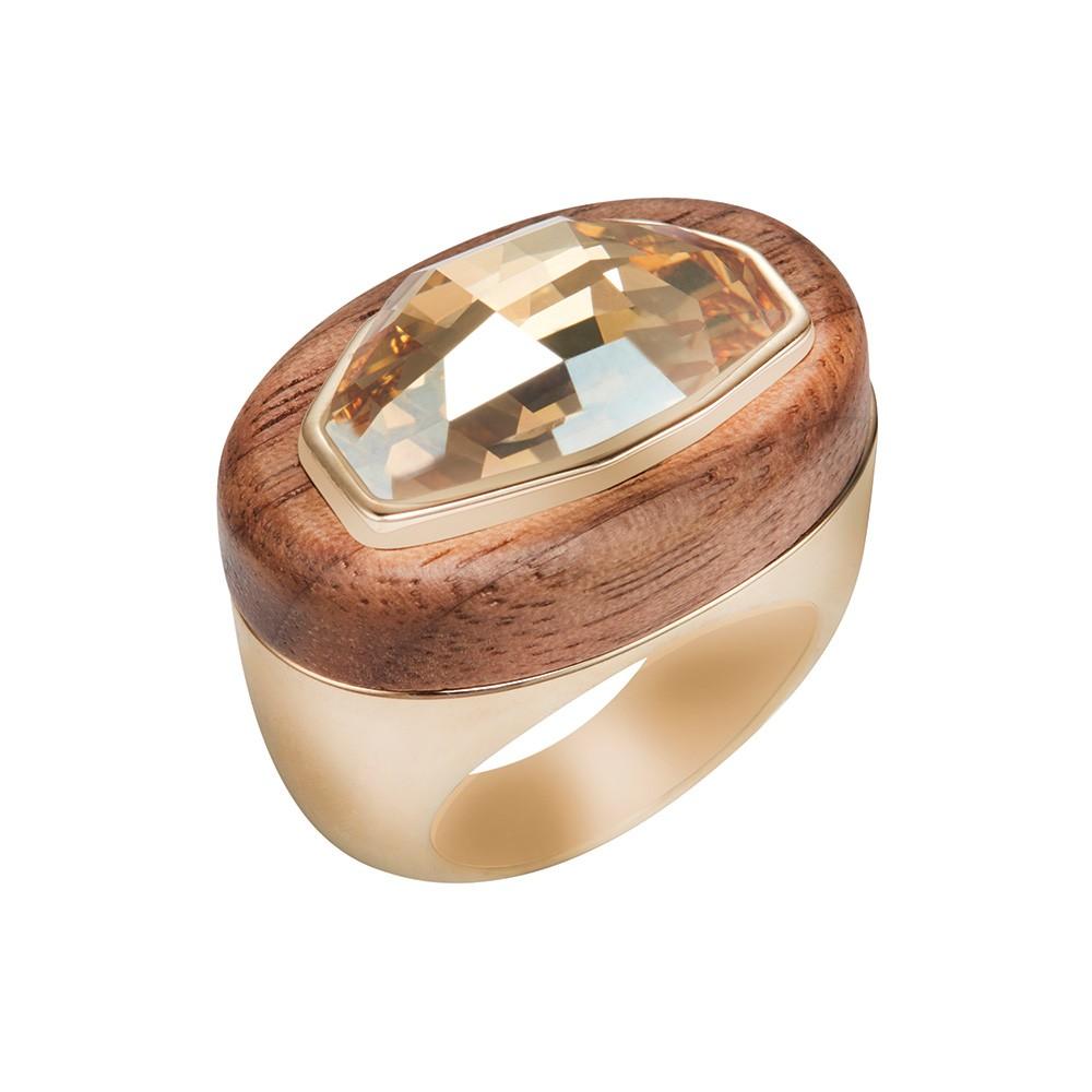 kotur Wood Crystallized Cocktail Ring