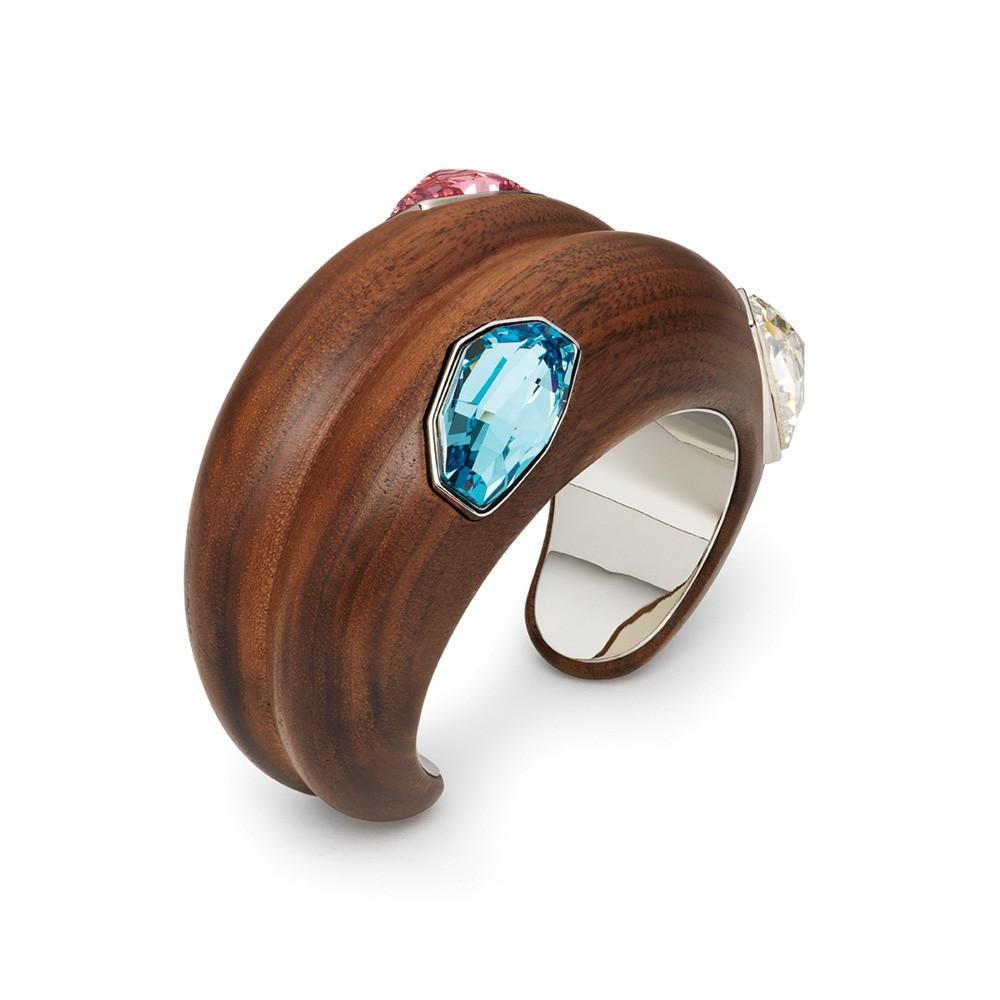 kotur Wood Crystallized Large Cuff