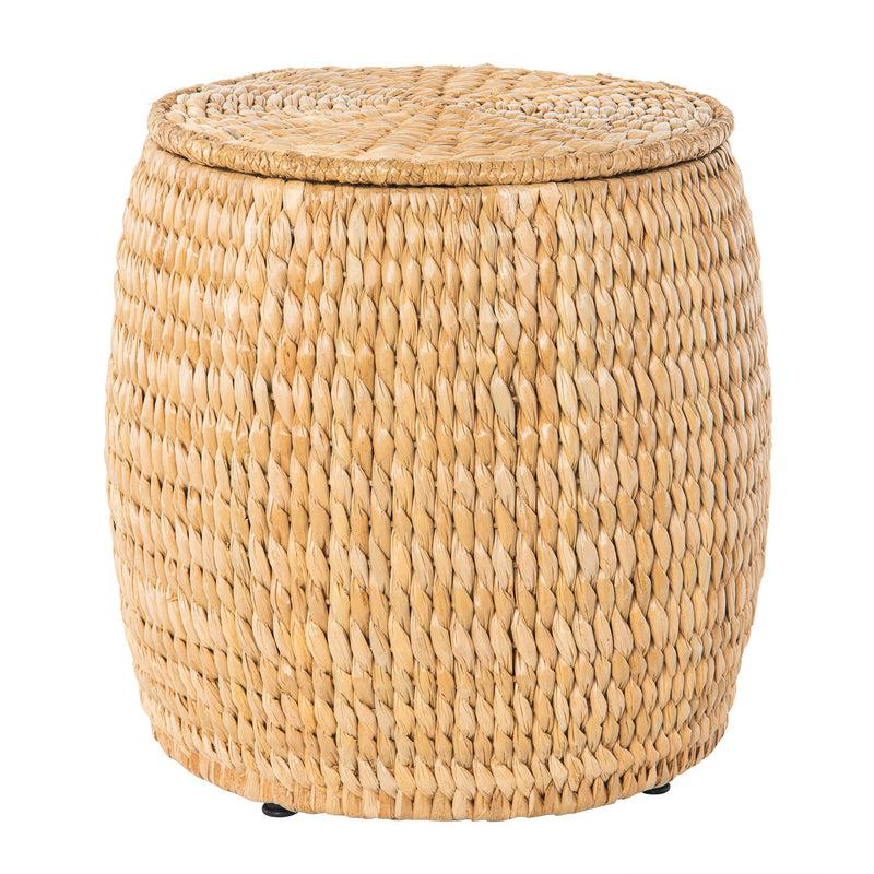 kouboo Barrel Sea Grass Decortive Storage Stool & Side Table Natural