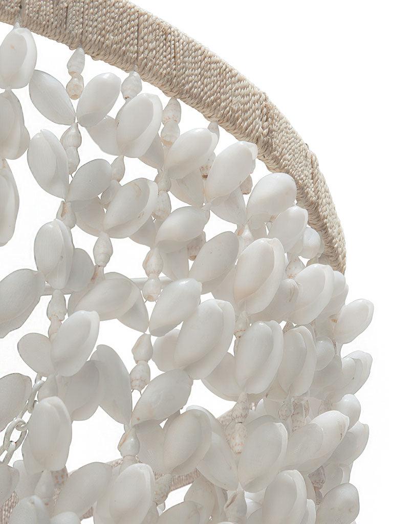 Kouboo Inverted Pendant Lamp In Bubble Seashell White