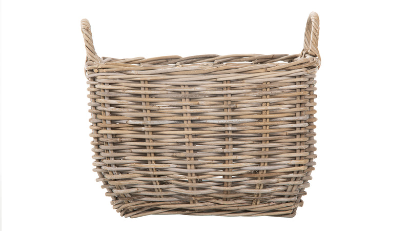Kouboo Kobo Rectangular Storage Basket Large Gray-Brown